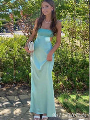 Elegant Mint Green Sheath Sheer Corset Evening Gown Maxi Long Formal Dresses Prom Dresses ,MB441