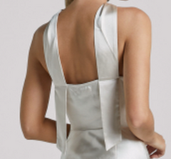 Elegant Ivory White  Unique Mermaid Long Prom Dresses,MB41